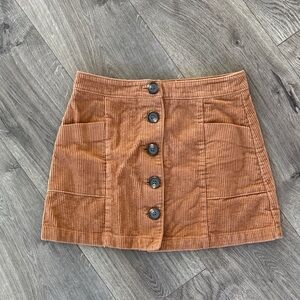 Vici corduroy skirt